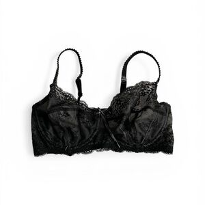 Elle Macpherson Elegant Black Lace Bra 34D